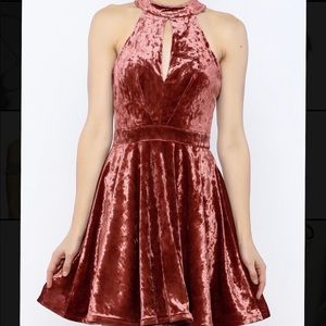 Lisa & Lucy Crushed Red Dress